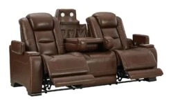 The Man-Den Mahogany Power Reclining Living Room Set W/ Adjustable Headrests -Signature Design by Ashley U8530615 sofa 4