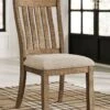 Grindleburg Light Brown Side Chair (Set Of 2)