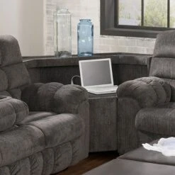 Acieona Slate Reclining Sectional Set -Signature Design by Ashley sig 5830077 A wedge 1